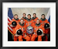 Framed Atlantis STS-106 Crew