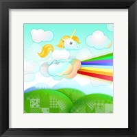 Framed Rainbow Guide Unicorn