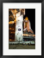 Framed STS-129 Payload Canister