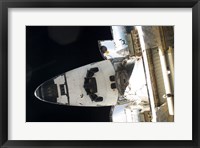 Framed STS132 Atlantis in orbit