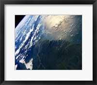 Framed View of earth from atlantis