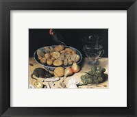 Framed George Flegel Dessert Still Life