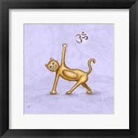 Framed Yoga Cat II