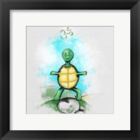 Framed Yoga Turtle I