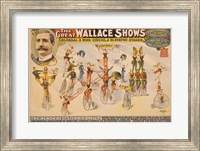 Framed Colossal Three Ring Circus