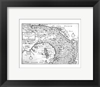 Framed Map of the Isthmus of Darien and Panama