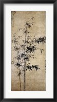 Framed Wang Fu-Ink Bamboo