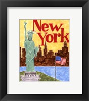 New York (A) Framed Print