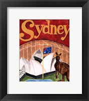Framed Sydney (A)
