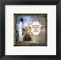 Framed Florida Lighthouse VI