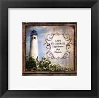 Florida Lighthouse X Framed Print