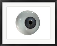 Close-up of the human eyeball frontal view Framed Print