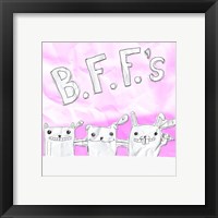 BFF Cats Framed Print