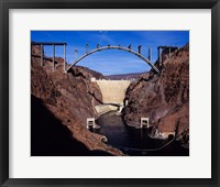 Hoover Dam Bypass Bridge Framed Print