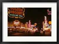 Framed Fremont Street 1952