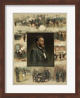 Framed Civil War Grant from West Point to Appomattox