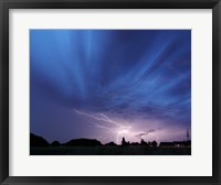 Framed Lightning strike Germany