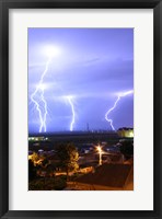 Framed Lightning over Oradea Romania