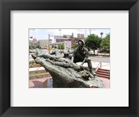 Framed San Antonio Texas Vietnam Veterans Memorial