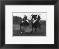 Framed This was the first match of the War Dept. Polo Association Tournament
