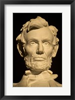 Close-up of the Lincoln Memorial in Washington, D.C. Framed Print