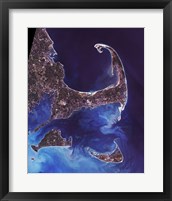 Framed Cape Cod - from space