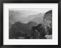 Framed View, looking down, Grand Canyon National Park, Arizona, 1933