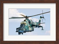 Framed Nigerian Mil Mi-35P