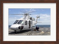 Framed Royal Thai Navy Sikorksy S-76B