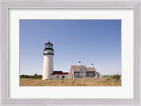 Framed Lighthouse in a field, Cape Cod Lighthouse (Highland), North Truro, Massachusetts, USA