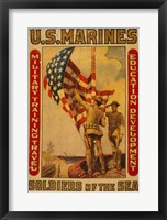 Framed U.S. Marines - Soldiers of the sea