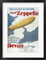 Framed Zeppelin in Devau 1939