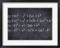 Algebra Framed Print