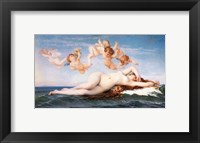 Framed 1863 Alexandre Cabanel - The Birth of Venus