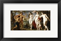 Framed Peter Paul Rubens the judgement of Paris
