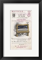 Bicycle Clothes Wringer Framed Print