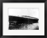 Framed Titanic photograph