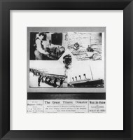 Framed Great Titanic Disaster