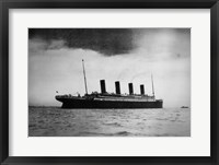 Framed Titanic at Sea