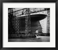 Framed Titanic Constructed at the Harland and Wolff Shipyard in Belfast Photo