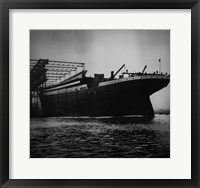 Framed Titanic Constructed at the Harland and Wolff Shipyard in Belfast