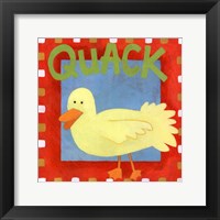 Quack Framed Print