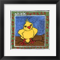 Whimsical Chick Framed Print