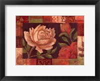 Framed Floral Patchwork I