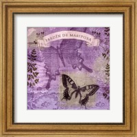 Framed Butterfly Notes III