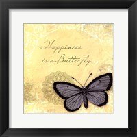Butterfly Notes XI Framed Print