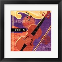 Framed Music Notes VI