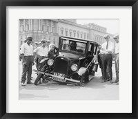 Framed Auto Wreck, USA, 1923