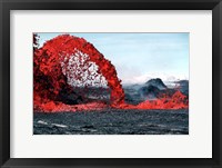 Framed Arching fountain of a Pahoehoe