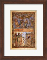 Framed Annunciation to the Shepherds and the Magi before Herod